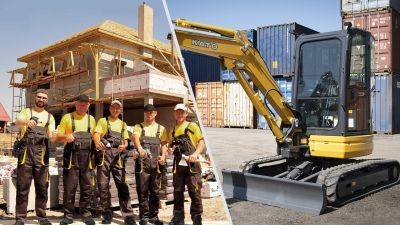 Почему мини-экскаватор лучше ручного труда на стройке